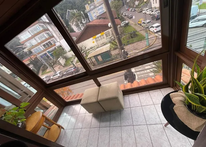 Apartamento Para 9 Pessoas - Blumenhaus 201 - Uma Quadra Da Rua Coberta!